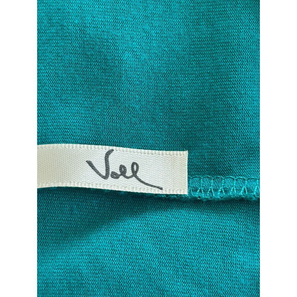Voll Short Sleeved Side Pockets Tunic Top Teal Green Size 1X - Picture 7 of 8